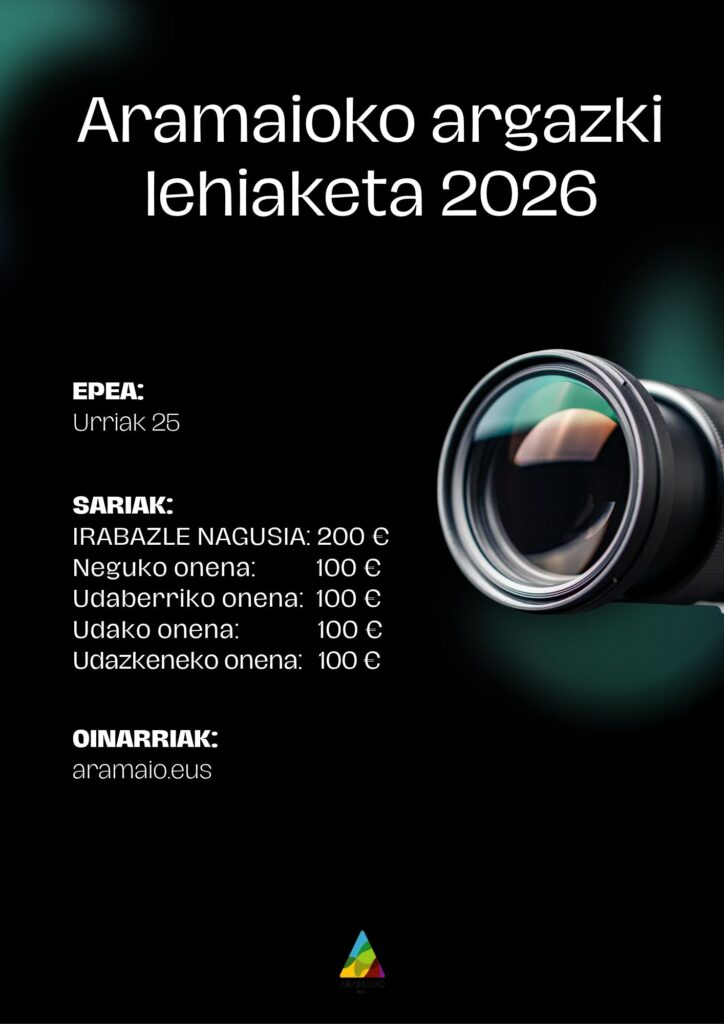 Aramaioko argazki lehiaketa 2026